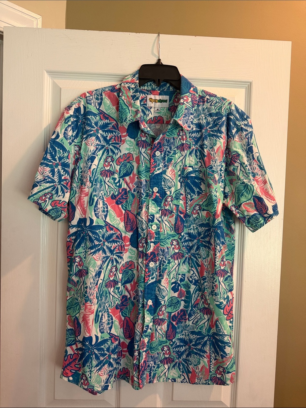 Tipsy Elves Hawaiian Cruise Button-Down Shirt